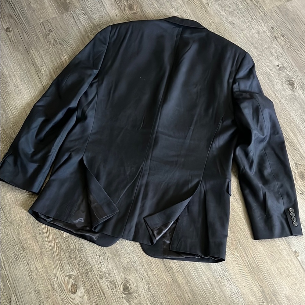 Calvin Klein Classic wool Black Men's Blazer 44L - Picture 2 of 9